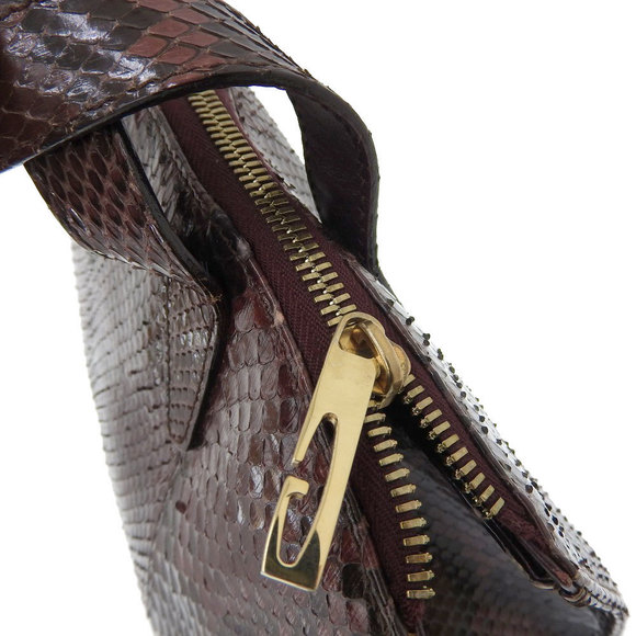 Gucci Handbag Python Bordeaux Series - Picture 5 of 7